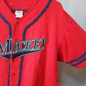 Vintage Mickey Mouse Baseball Jersey Size M